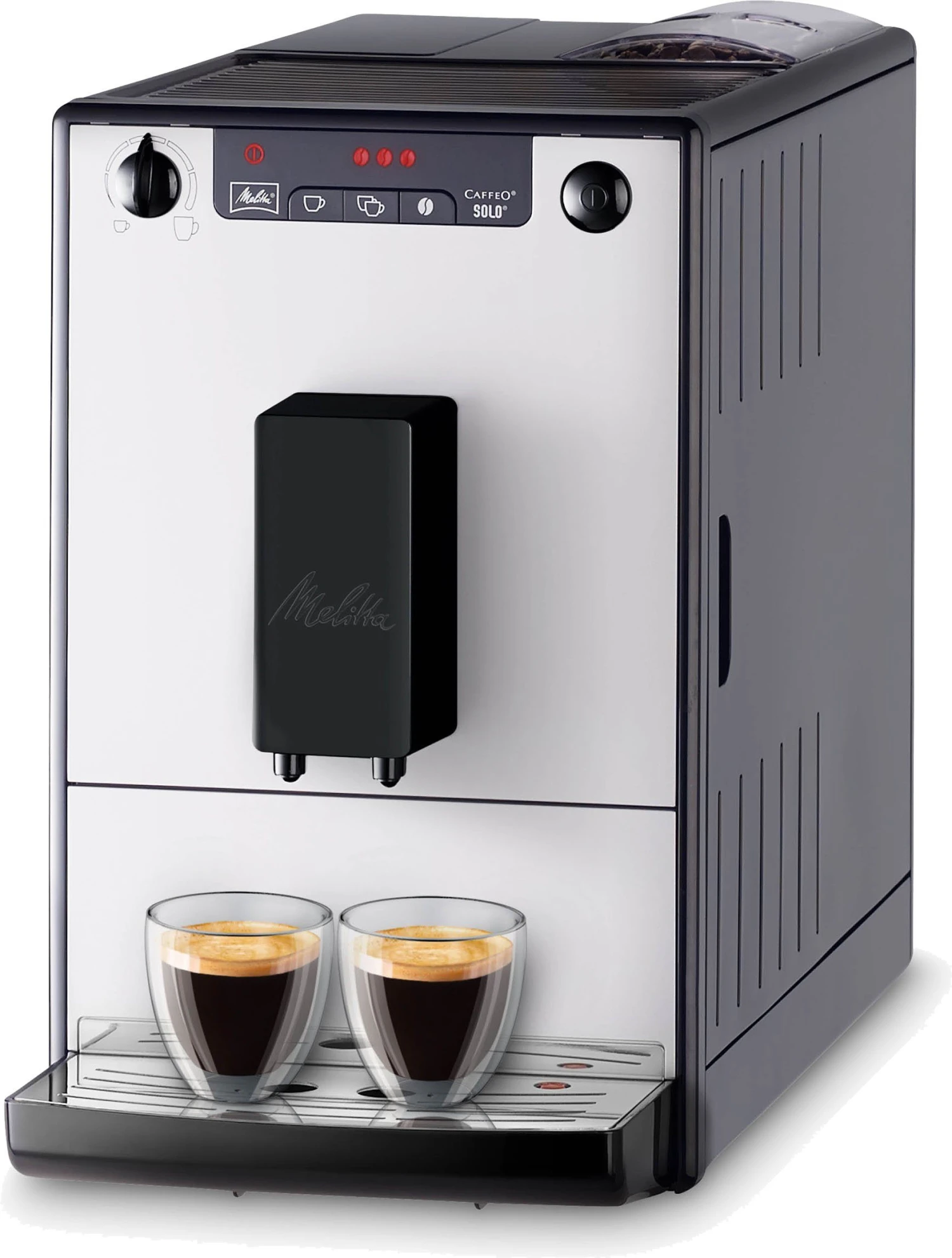 Melitta Volautomatisch Koffiezetapparaat Solo® 950-666, Pure Silver, All-black Details Voor De Look, Aromatische Koffie & Espresso Bij Slechts 20 Cm Breedte 3 Melitta Volautomatisch Koffiezetapparaat Solo® 950-666, Pure Silver, All-black Details Voor De Look, Aromatische Koffie & Espresso Bij Slechts 20 Cm Breedte