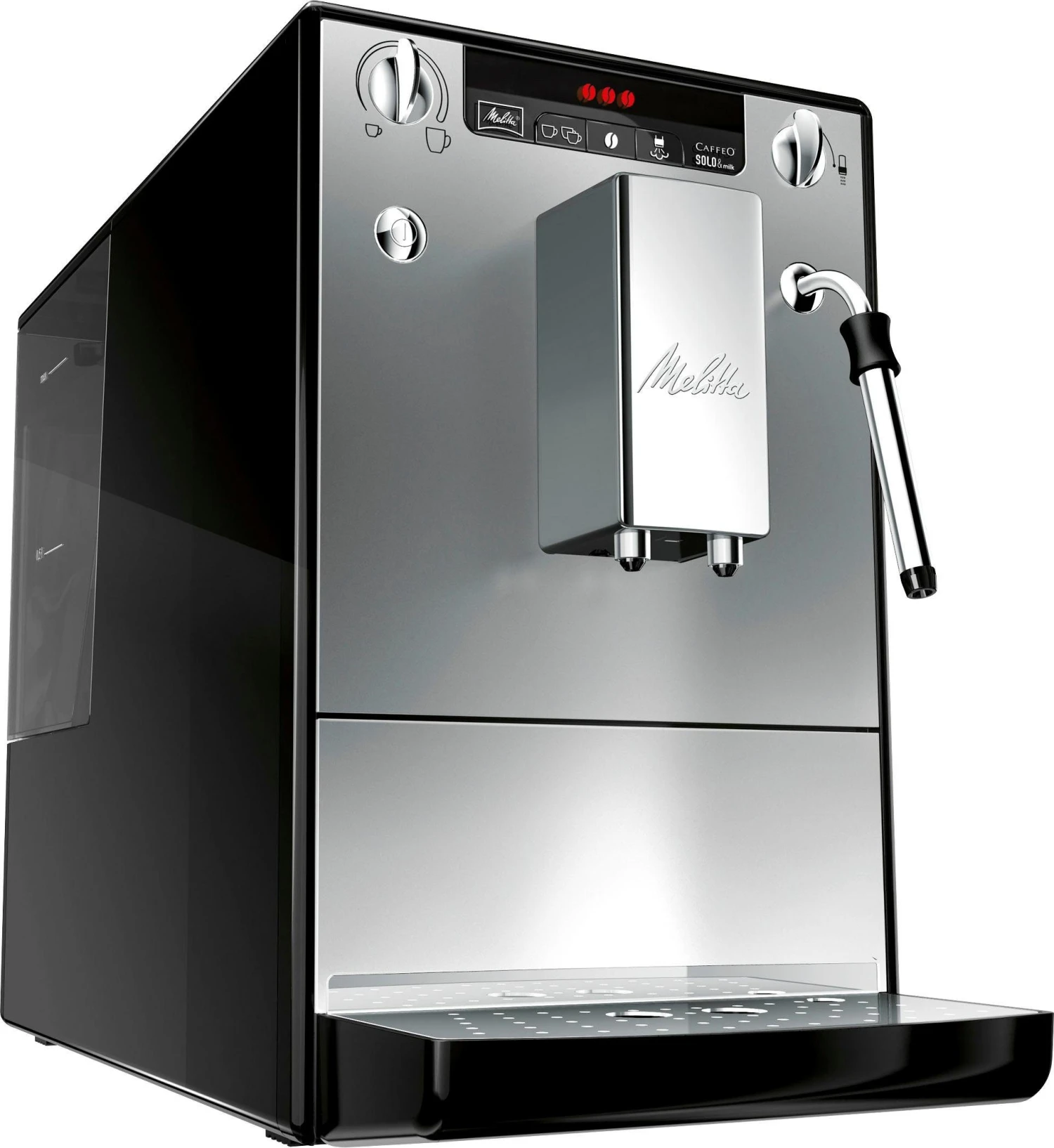 Melitta Volautomatisch Koffiezetapparaat Solo® & Milk E953-202, Zilver/zwart, Caffè Crema & Espresso Per One Touch, Zuigmond Voor Melkschuim 5 Melitta Volautomatisch Koffiezetapparaat Solo® & Milk E953-202, Zilver/zwart, Caffè Crema & Espresso Per One Touch, Zuigmond Voor Melkschuim - Afbeelding 3