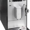 Melitta Volautomatisch Koffiezetapparaat Solo® & Perfect Milk E957-203, Zilver/zwart, Caffè Crema & Espresso Per One Touch, Melkschuim & Hete Melk Per Draaiknop