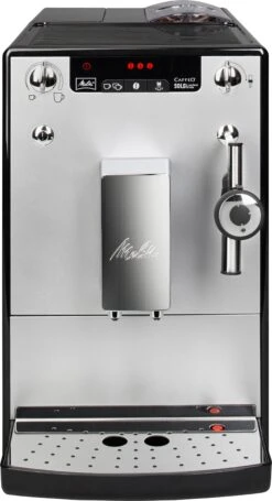 Melitta Volautomatisch Koffiezetapparaat Solo® & Perfect Milk E957-203, Zilver/zwart, Caffè Crema & Espresso Per One Touch, Melkschuim & Hete Melk Per Draaiknop -Koffieverkoopwinkel melitta volautomatisch koffiezetapparaat solo perfect milk e957 203 zilver zwart caffe crema espresso per one touch melkschuim hete melk per draaiknop zilver 2