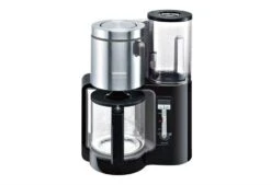 Melitta Volautomatisch Koffiezetapparaat Solo® & Perfect Milk E957-203, Zilver/zwart, Caffè Crema & Espresso Per One Touch, Melkschuim & Hete Melk Per Draaiknop -Koffieverkoopwinkel siemens filterkoffieapparaat sensor for senses tc86303 125 l waterreservoir met handgreep zwart
