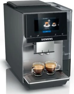 Krups Volautomatisch Koffiezetapparaat EA8160 Essential Espresso, Lcd-display, 3 Temperatuurstanden + 3 Maalgrofheden, Watertankcapaciteit: 1,7 Liter, Inclusief Auto Cappuccino XS6000 Set -Koffieverkoopwinkel siemens volautomatisch koffiezetapparaat eq700 classic tp705d01 intuitief full touchscreen tot 10 individuele koffie favorieten automatische melksysteem reiniging grijs grijs 2